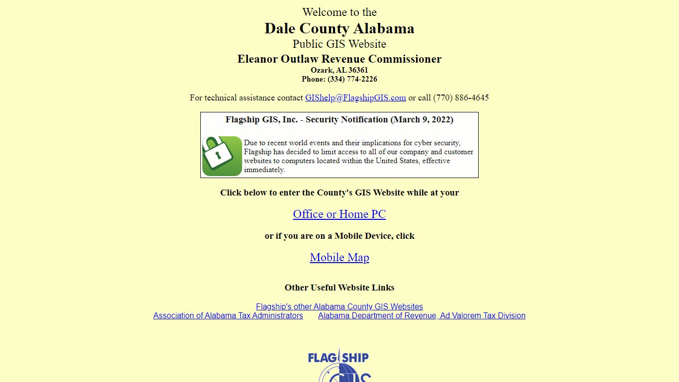 Dale Public GIS Index - Alabama GIS